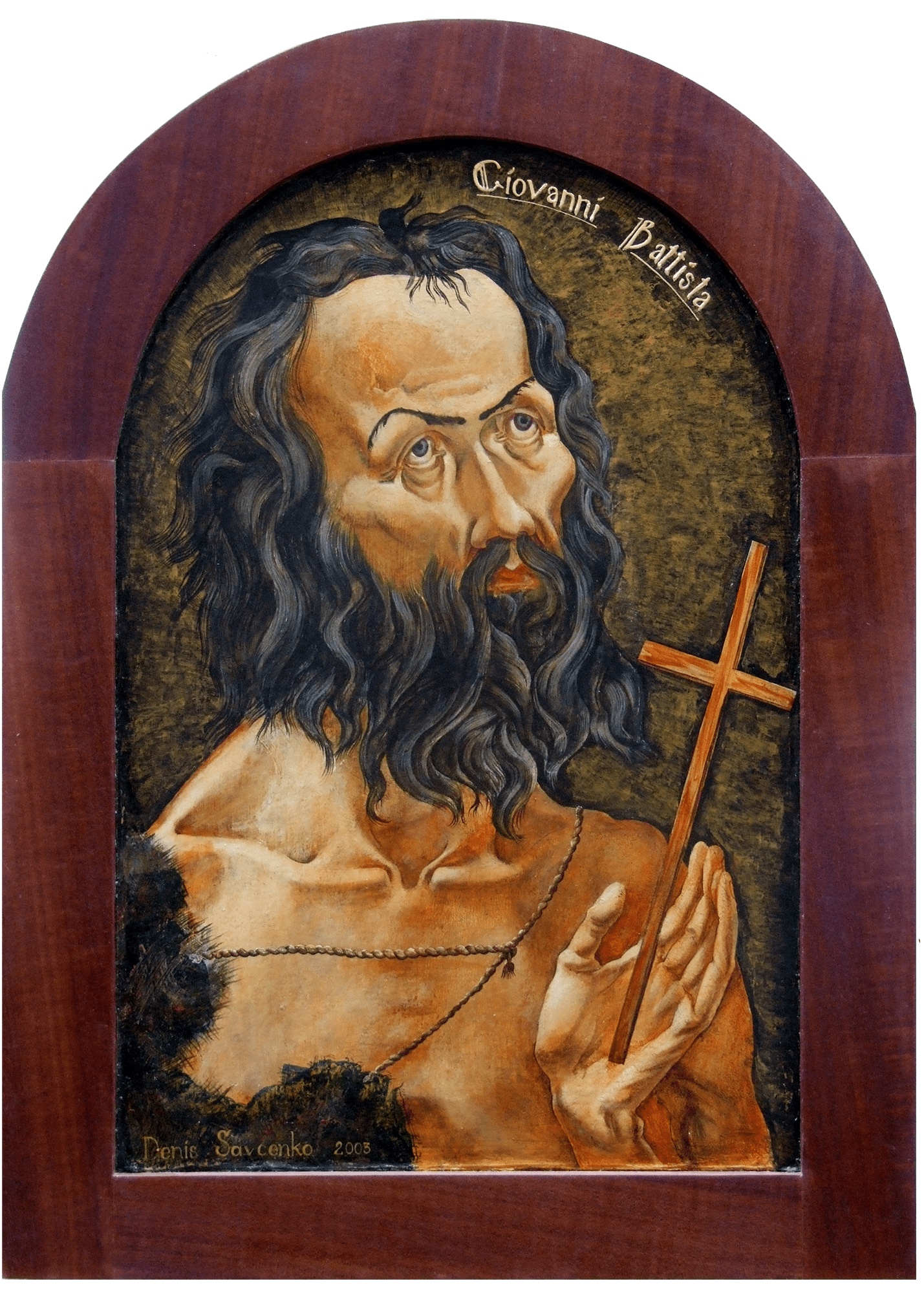 Denys Savchenko. Religious painting. Saint John the Baptist